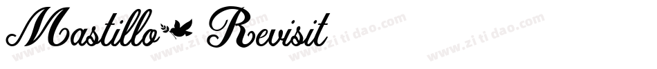 Mastillo2 Revisit字体转换
